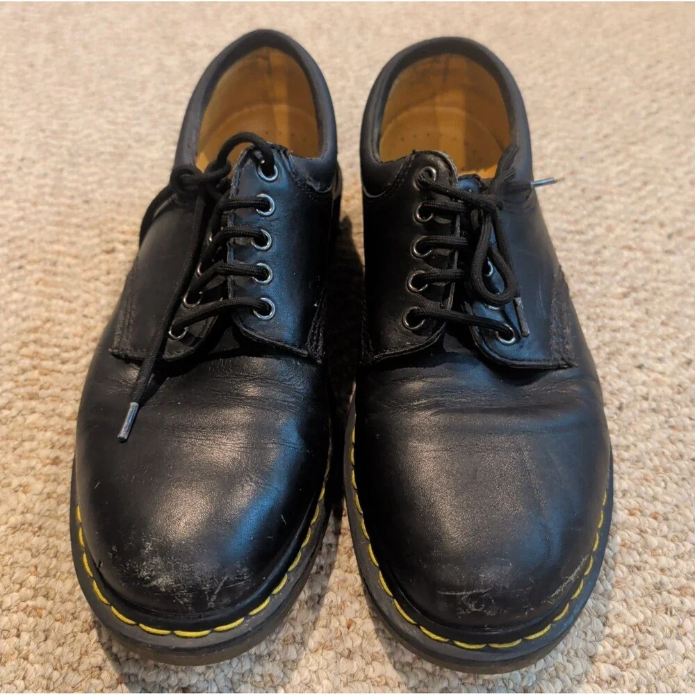 Dr. Doc Martens 8053 Leather Oxford Shoes Mens Black 12 Lace Up
